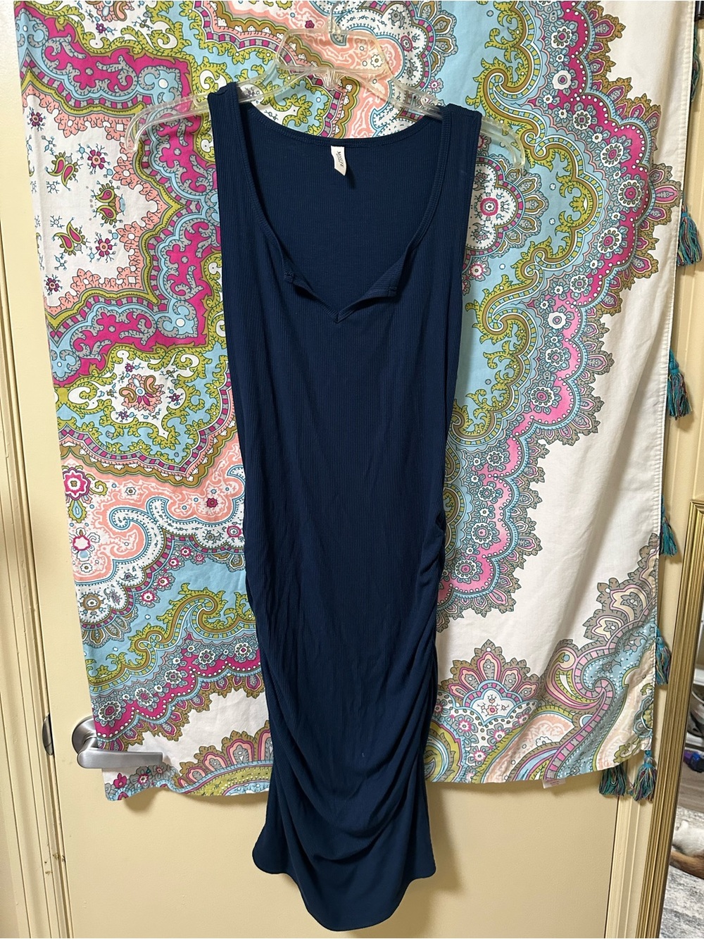 Classic Navy Sleeveless Maxi Dress - Everyday Comfort